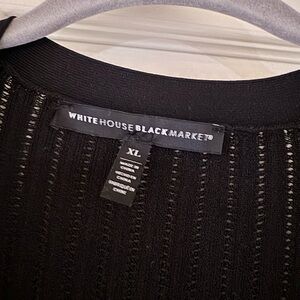 White House Black Market Black Cardigan